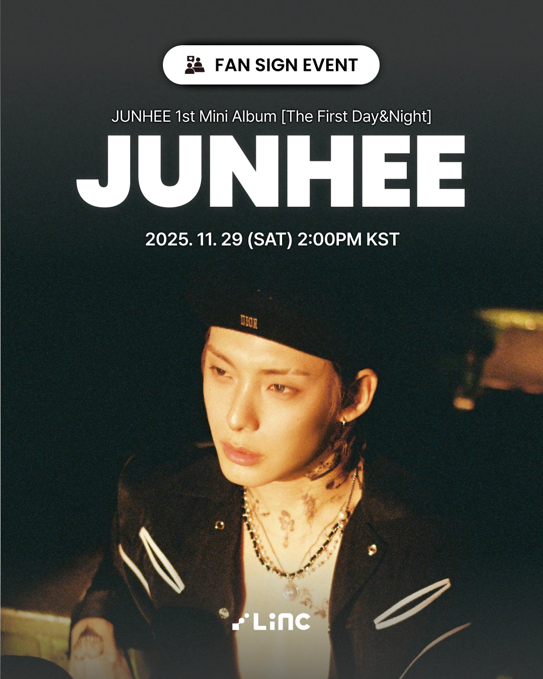 JUNHEE 【The First Day & Night】ファンサインイベント