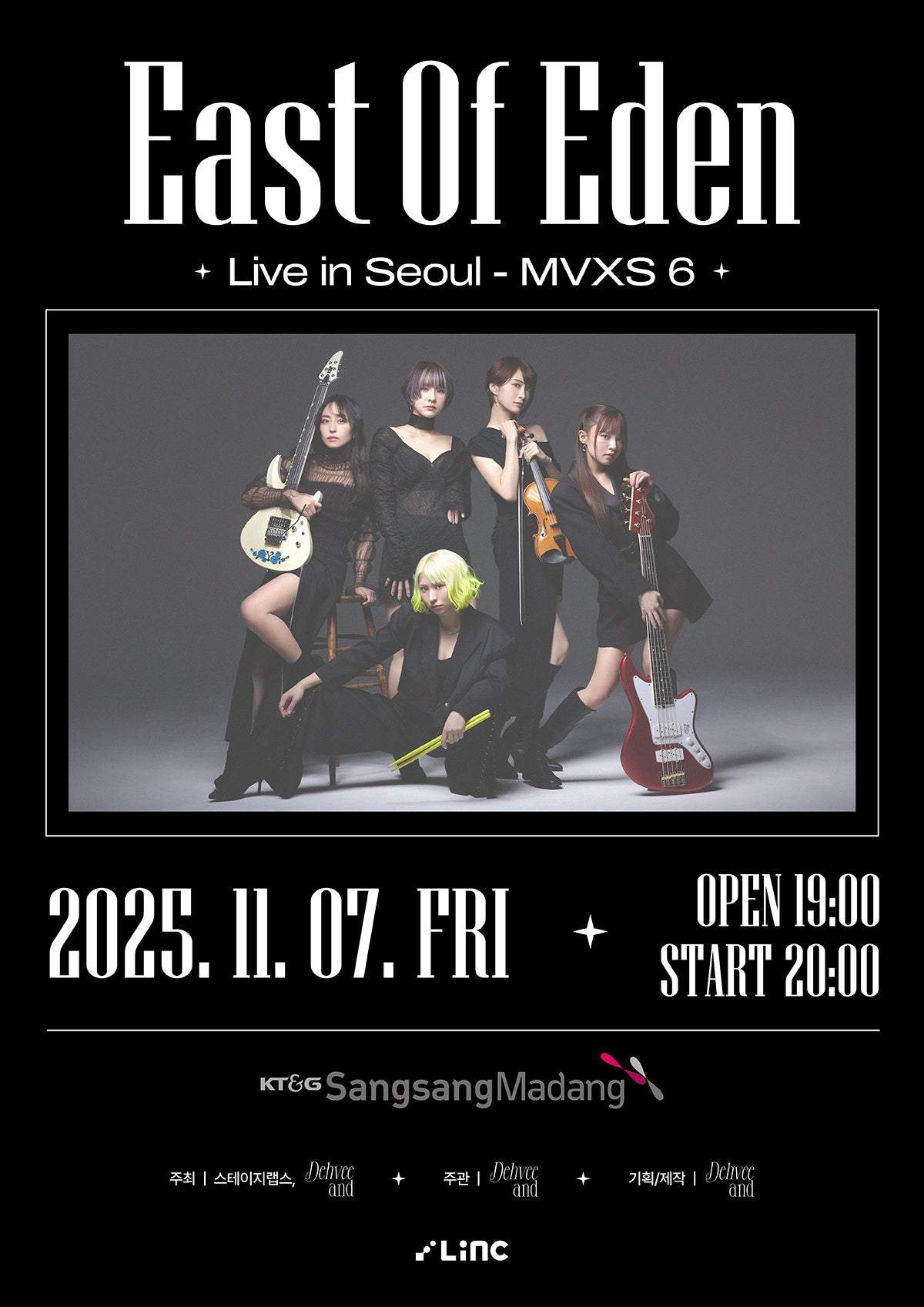 East Of Eden Live in Seoul - MVXS 6 (Early Bird, Normal Standing)