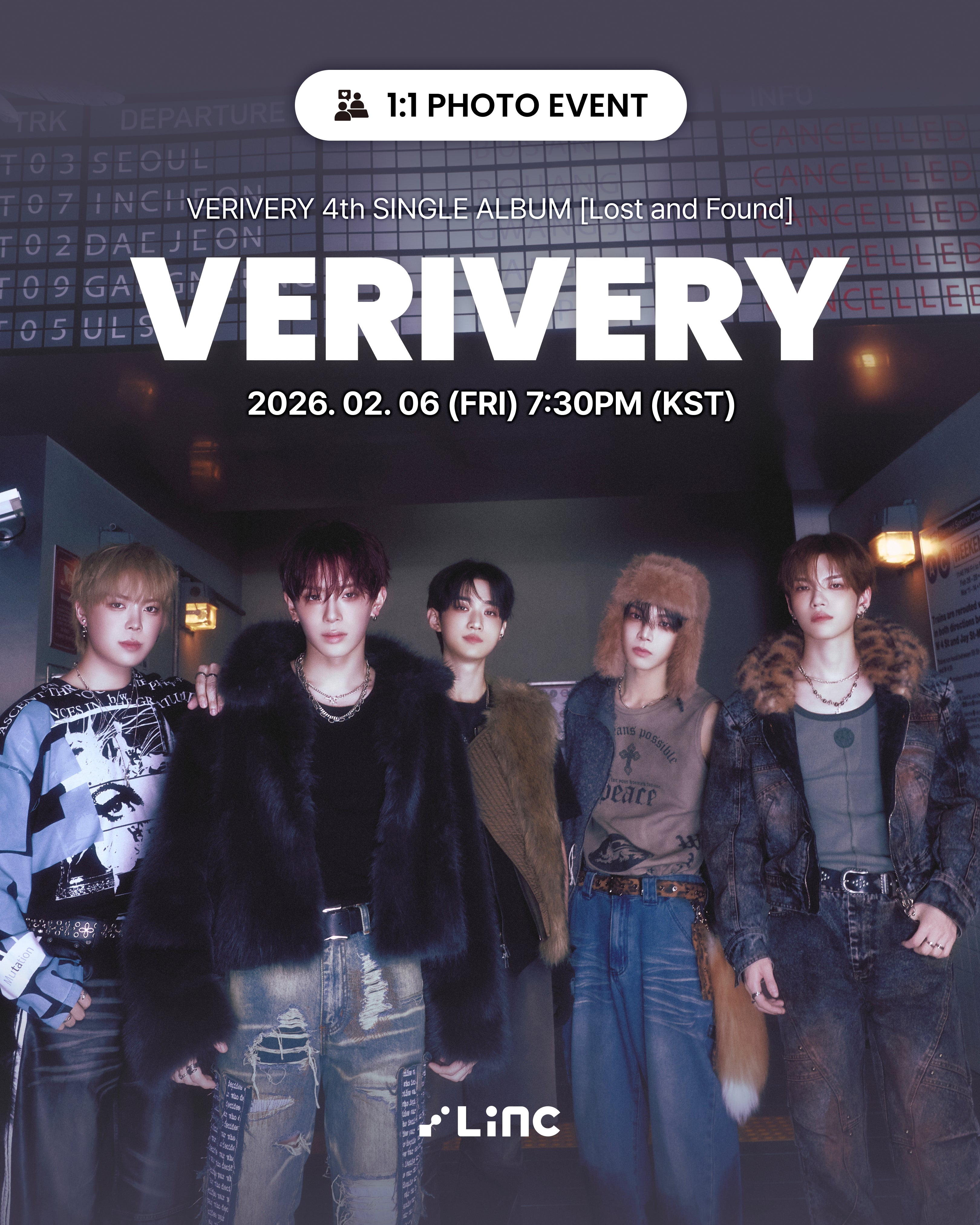 [02.06]VERIVERY 4th SINGLE ALBUM [Lost and Found] 1:1 PHOHO EVENT