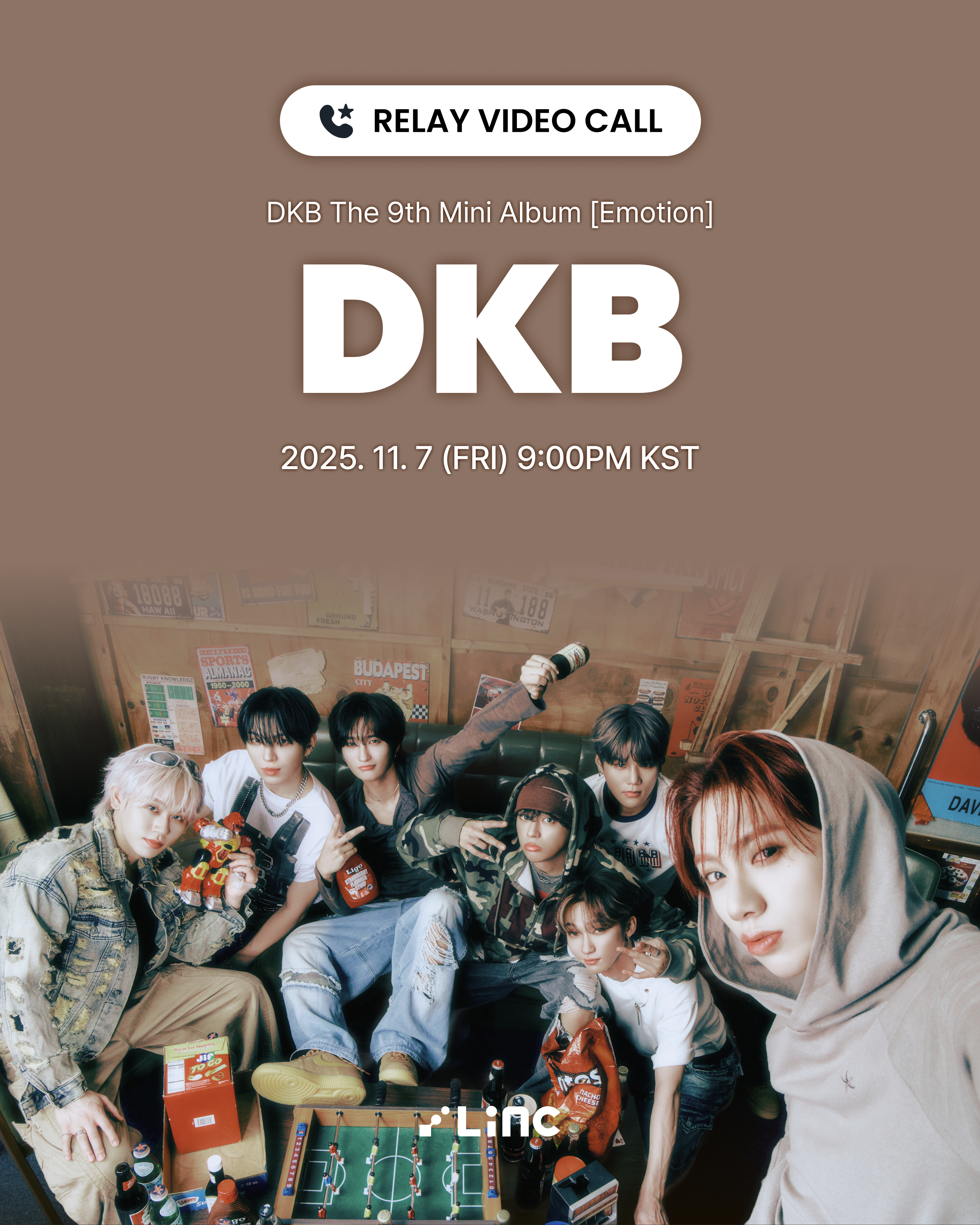 DKB The 9th Mini Album [Emotion] VIDEO CALL EVENT VOL.2