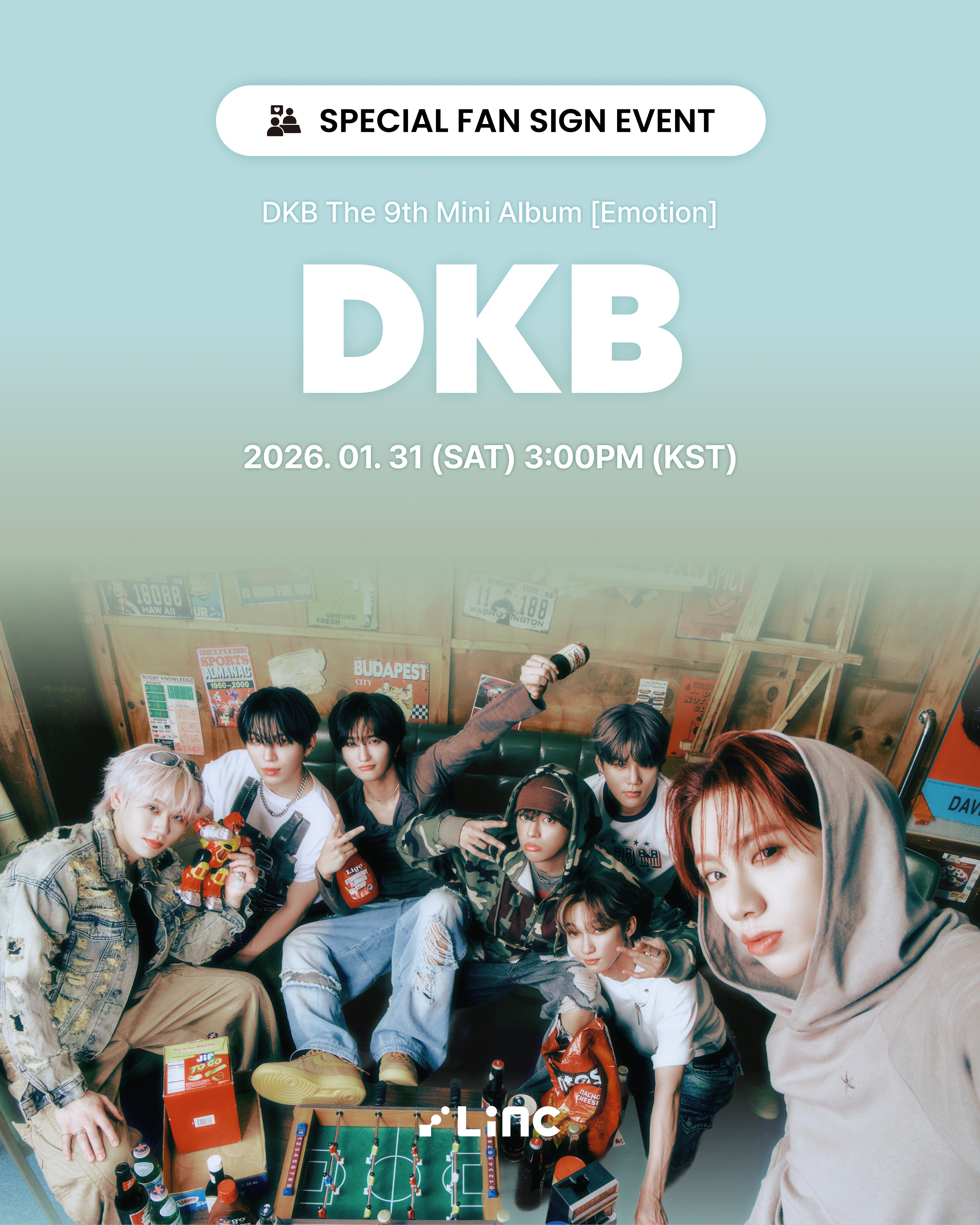 [01.31]DKB The 9th Mini Album [Emotion] SPECIAL FAN SIGN EVENT