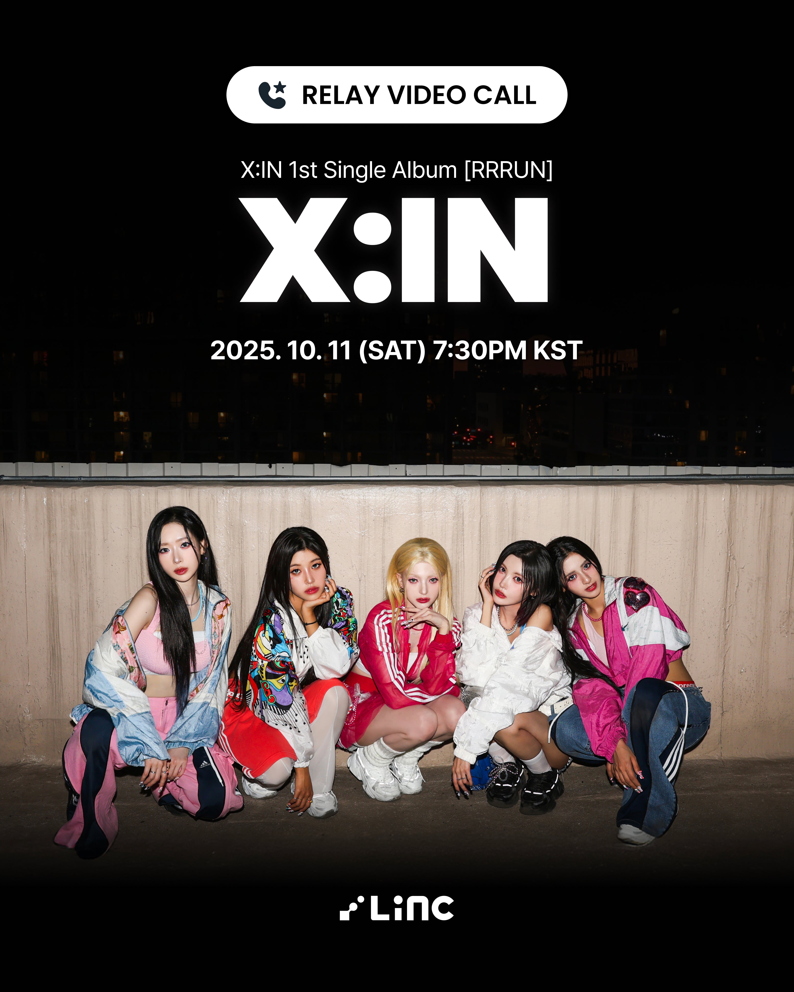 X:IN 1st Single Album [RRRUN] VIDEOCALL EVENT