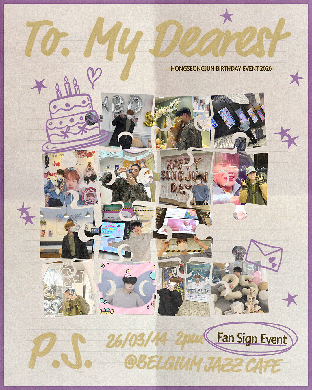 HONGSEONGJUN BIRTHDAY EVENT [Fan Sign]