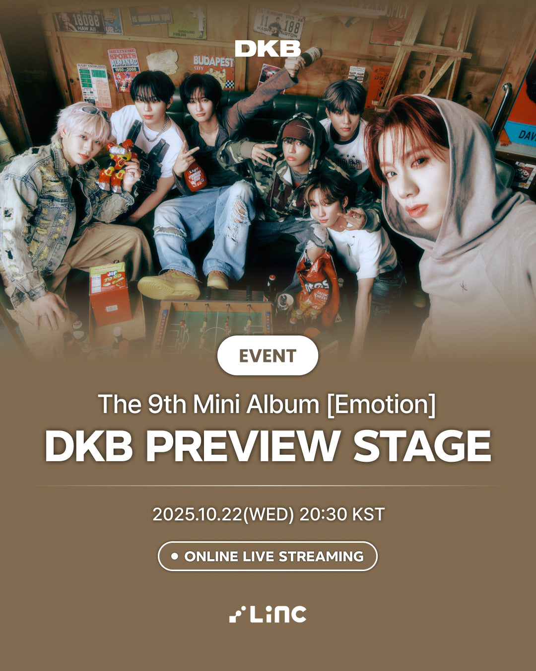 [ONLINE LIVE] DKB The 9th Mini Album [Emotion] PREVIEW STAGE